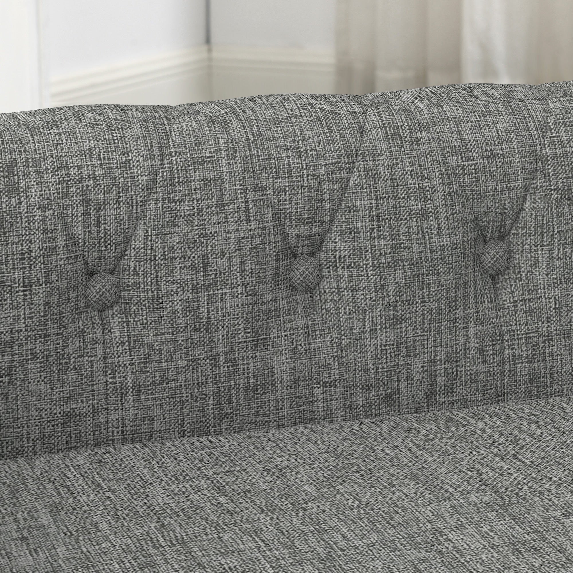 Elevated Dog Sofa Bed - Supportive Foam Couch with Backrest for Medium & Large Dogs